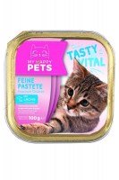 Паштет My happy Pets для взрослых кошек с лососем, 100 г