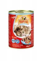Консервы Propesko Chunks Cat Pouch с лососем и креветками в соусе