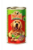 Консервы Propesko Pouch Dog c кроликом, говядиной и пастой, 1240 г
