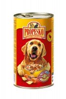 Консервы Propesko Pouch Dog c курицей, пастой и морковью