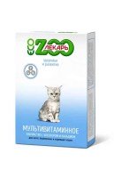 Лакомство мультивитаминное «ЭКО ZOOЛЕКАРЬ» для котят, беременных и кормящих кошек, 120 табл.