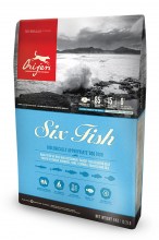 ORIJEN 6 FISH c рыбой для взрослых собак всех пород