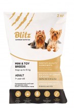 Blitz Adult Small & Medium Breeds для взрослых собак мелких и миниатюрных пород