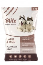 Blitz Adult Lamb & Rice для взрослых собак всех пород