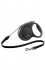 Рулетка-поводок Flexi Black Design S, трос, 5м 12кг