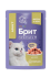 Brit Premium пауч для кошек форель в желе, 85 г