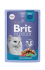 Brit Premium пауч для стерилизованных кошек перепелка в желе, 85 г