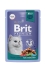 Brit Premium пауч для стерилизованных кошек утка с яблоками в желе, 85 г