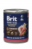 Brit Premium by Nature для собак (говядина и рис), 850 г